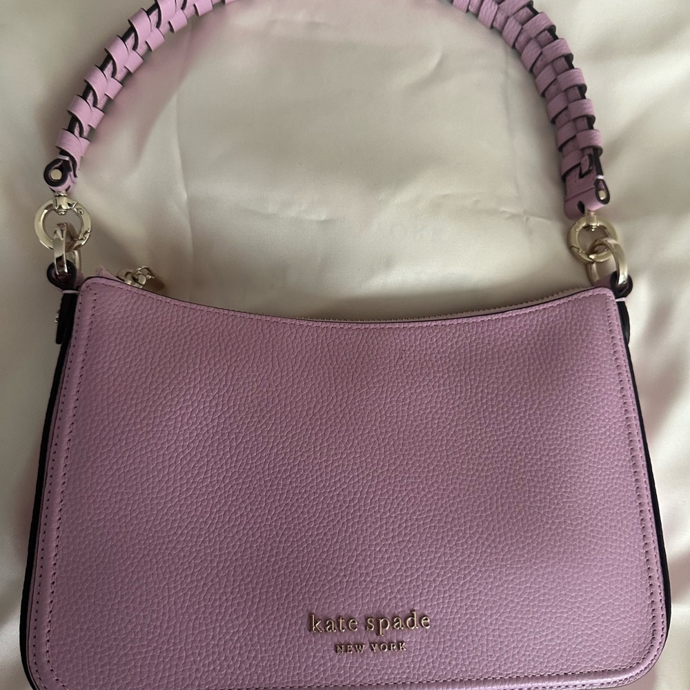 Kate Spade Pink/Lavender Shoulder Bag (Hudson Medium Convertible Crossbody)
